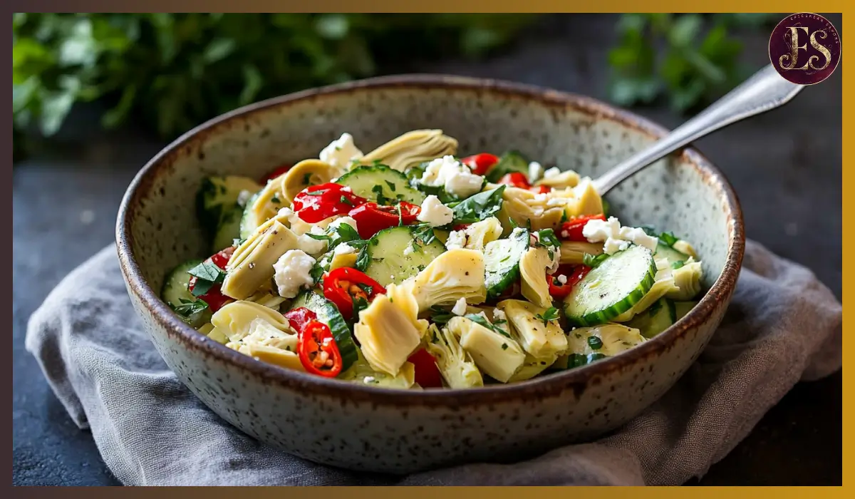 Mediterranean cucumber salad