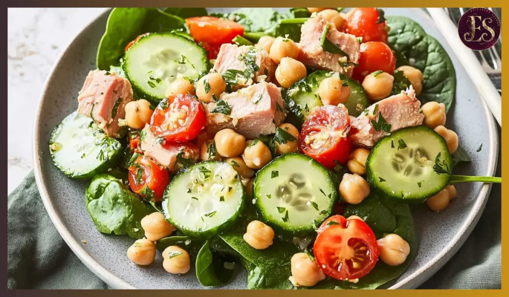 Chickpea Tuna Salad