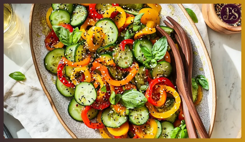 Cucumber and Bell Pepper Salad