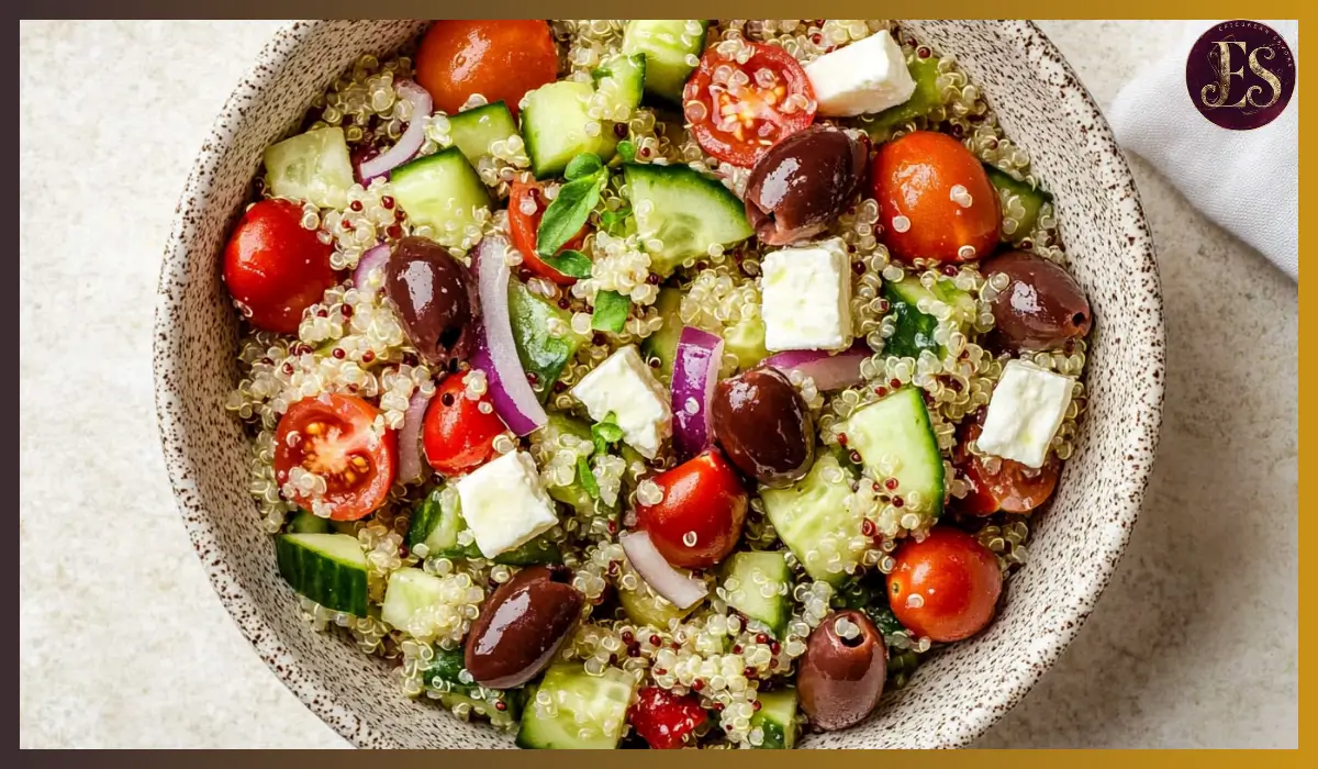 Mediterranean quinoa salad