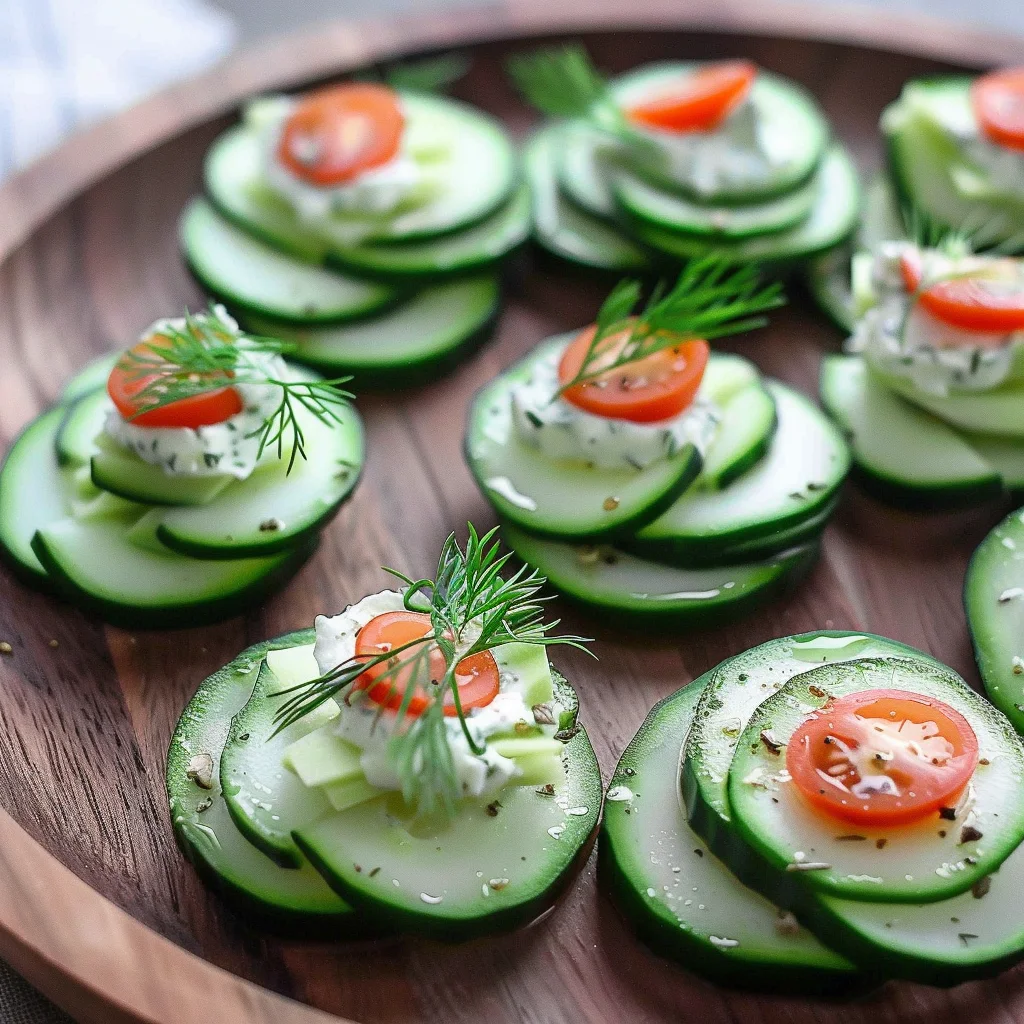 Cucumber Ribbon Salad with Dill & Cream Cheese Bites: An Amazing ...