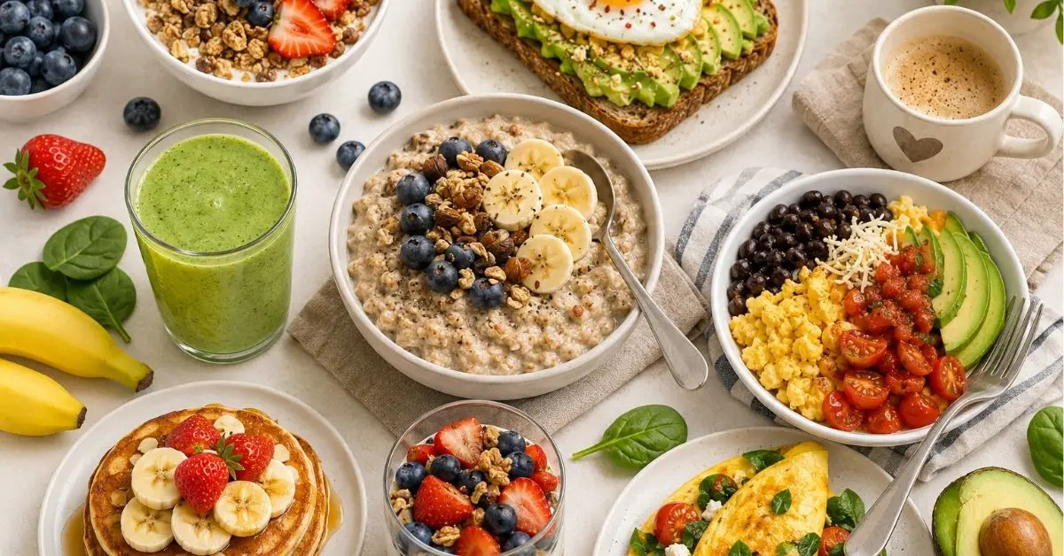 Weekly Breakfast Meal Plan: 7 Healthy Breakfast Ideas for Every Day