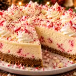 Ghirardelli White Chocolate Peppermint Cheesecake: Creamy Christmas Dessert