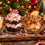 Christmas Dessert Flight: 4 Mini Holiday Desserts for a Festive Christmas Table